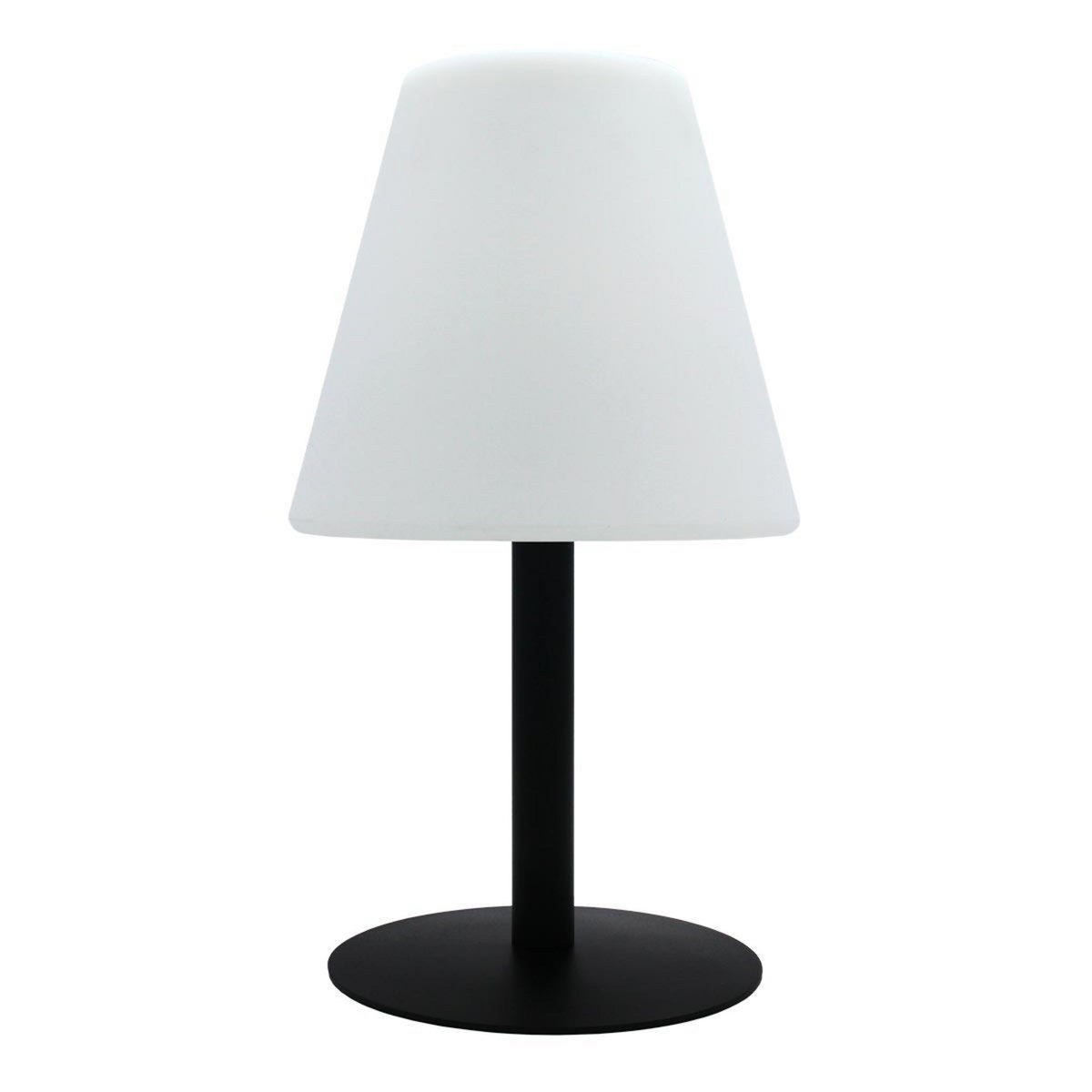 Lumisky Lampe de table solaire STANDY MINI Blanc Acier H36cm