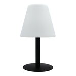 Lumisky Lampe de table solaire STANDY MINI Blanc Acier H36cm