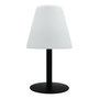 Voir la diapositive 1 : Lumisky Lampe de table solaire STANDY MINI Blanc Acier H36cm