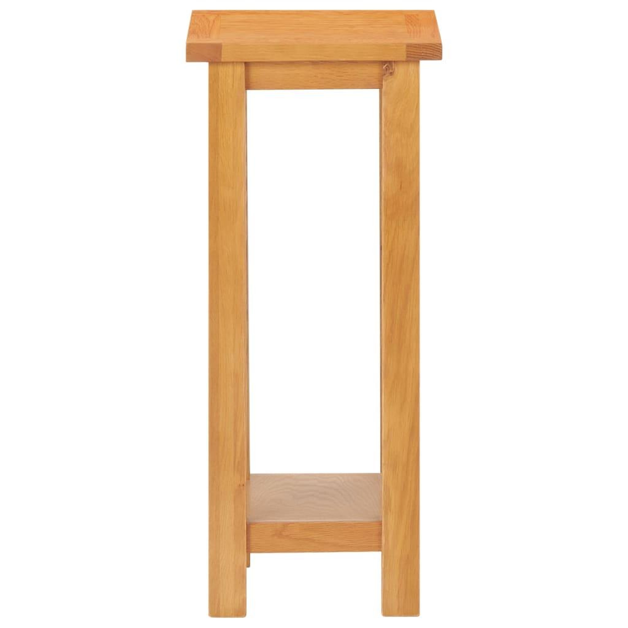 Voir la diapositive 3 : VIDAXL Table d'appoint 27x24x55 cm bois de chene massif