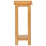 Voir la diapositive 3 : VIDAXL Table d'appoint 27x24x55 cm Bois de chene massif
