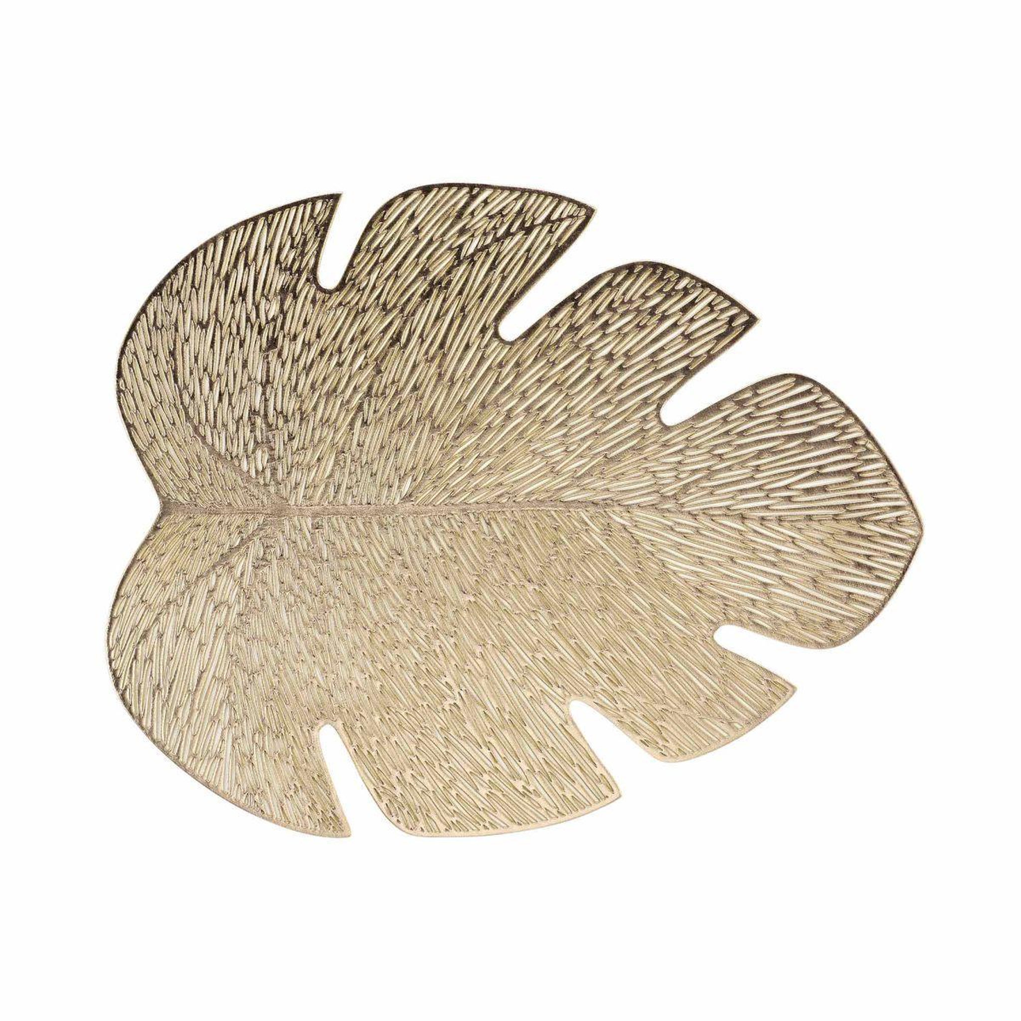 Douceur d'Intérieur Set de table ajouré  flamboyant  36x46cm or