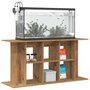 Voir la diapositive 3 : VIDAXL Support d aquarium chêne artisanal 120x40x60 cm bois ingénierie