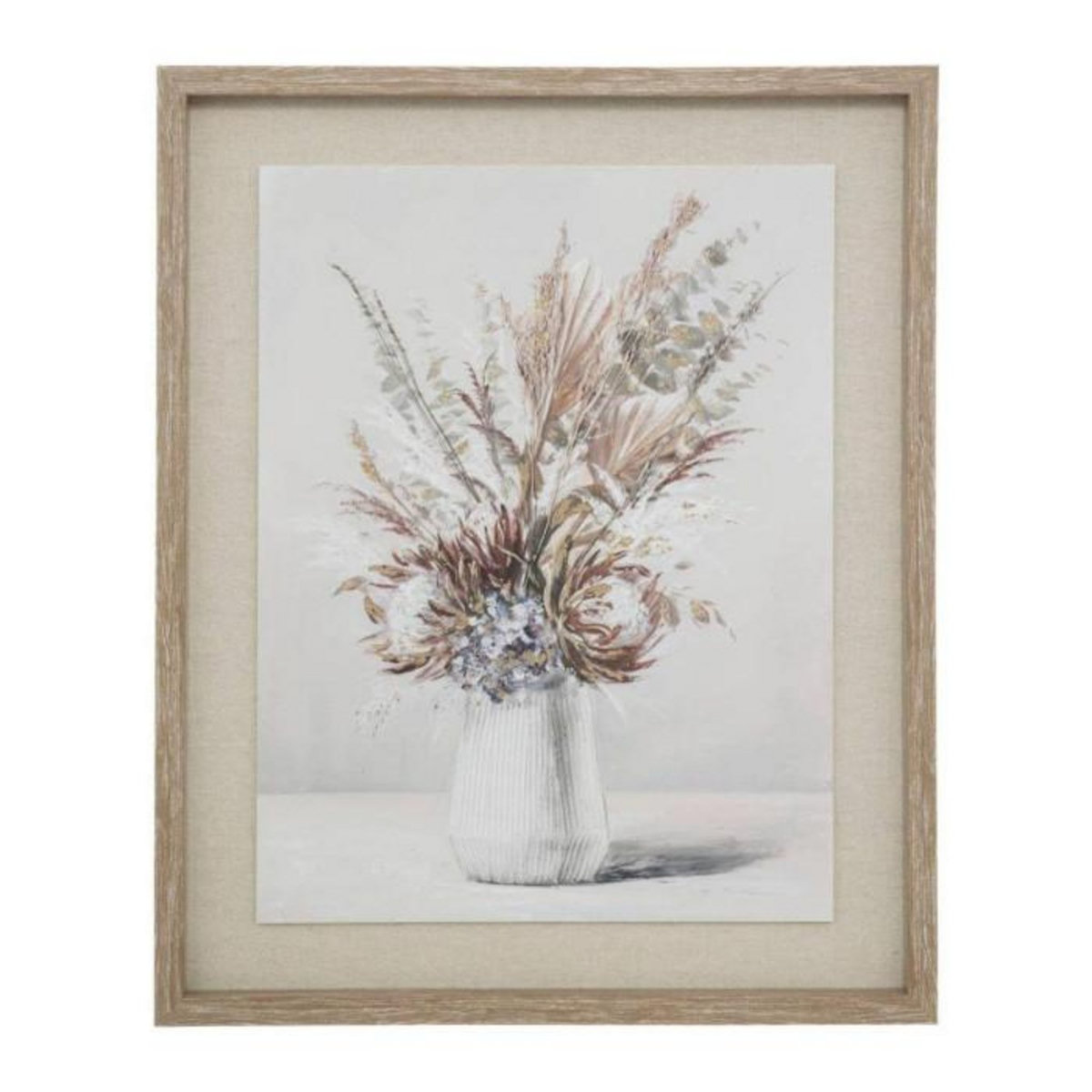 ATMOSPHERA Tableau Déco Vase  Tiana  40x50cm Beige