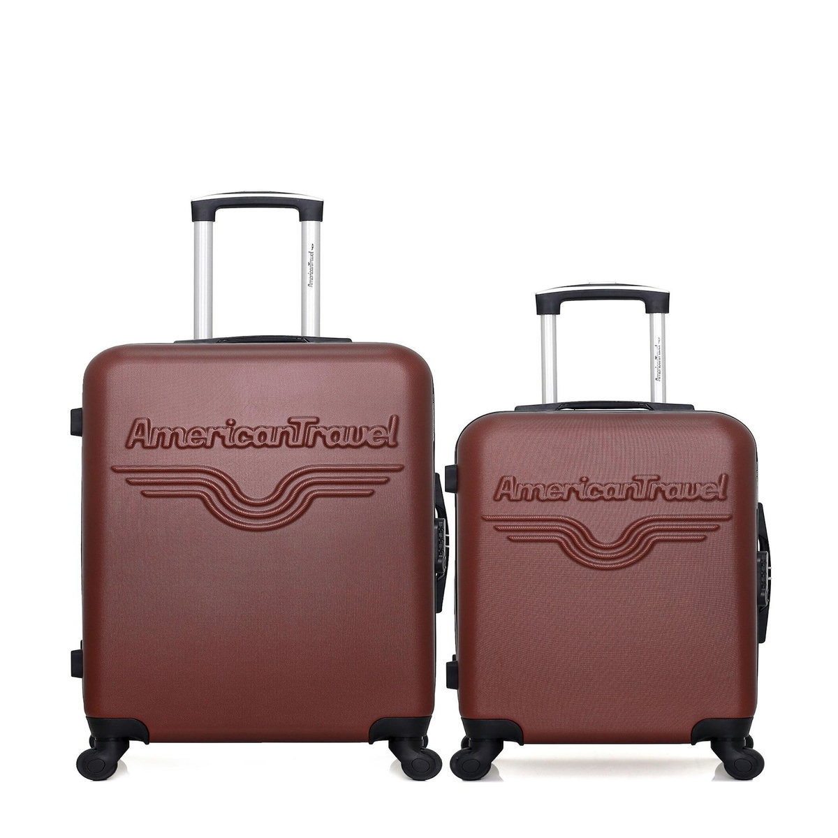 AMERICAN TRAVEL AMERICAN TRAVEL - Lot de 2 - Valise weekend et valise cabine CHELSEA