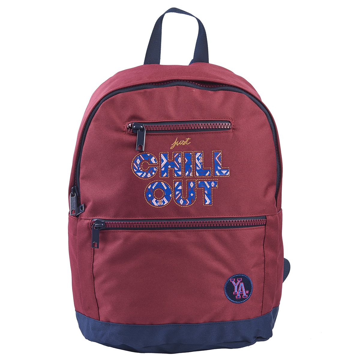 YOUNG'S ATTITUDE Sac à dos rouge avec compartiment pour ordinateur Chill Out