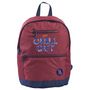 Voir la diapositive 1 : YOUNG'S ATTITUDE Sac à dos rouge avec compartiment pour ordinateur Chill Out