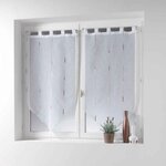 Paris Prix Paire de Voilages  Chenilla  70x240cm Naturel