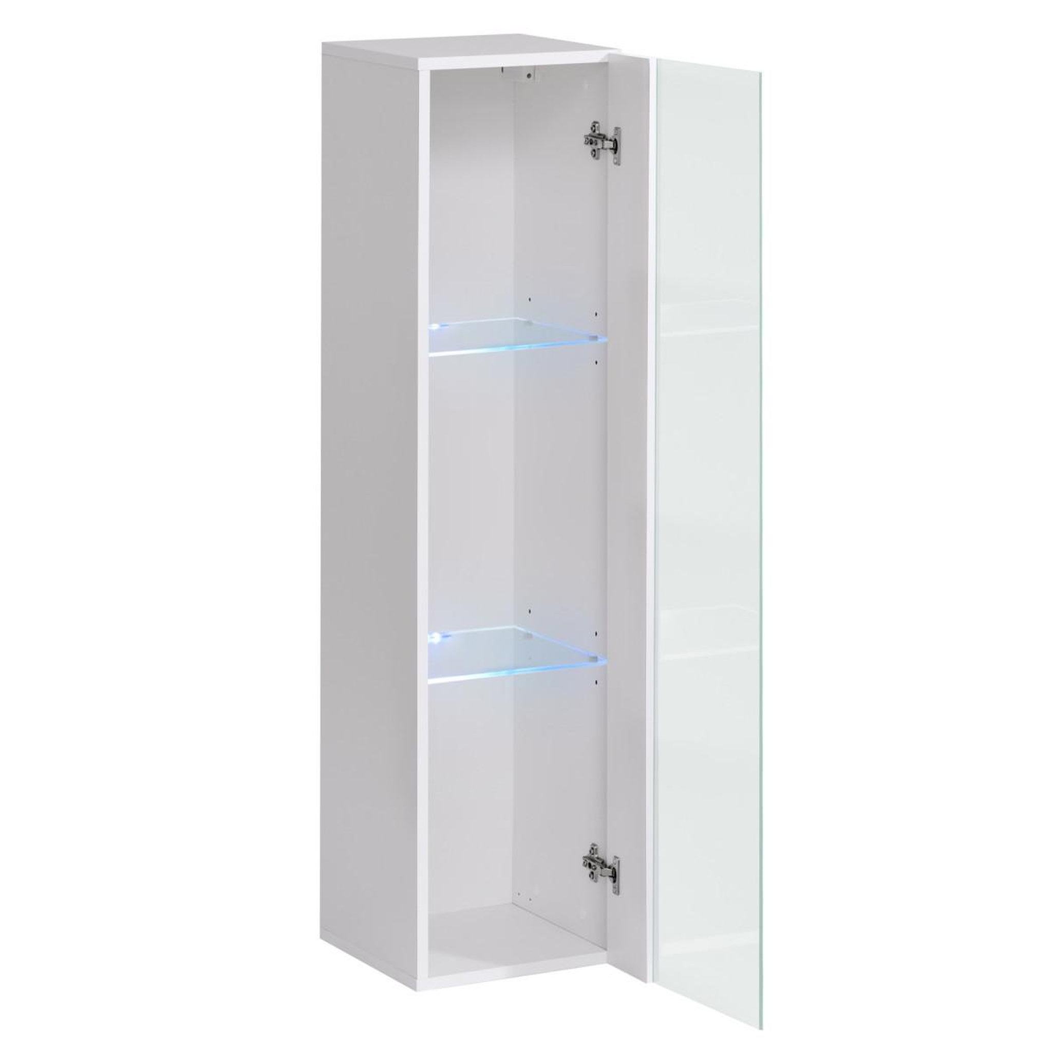 Voir la diapositive 2 : Paris Prix Vitrine murale led  switch  120cm blanc