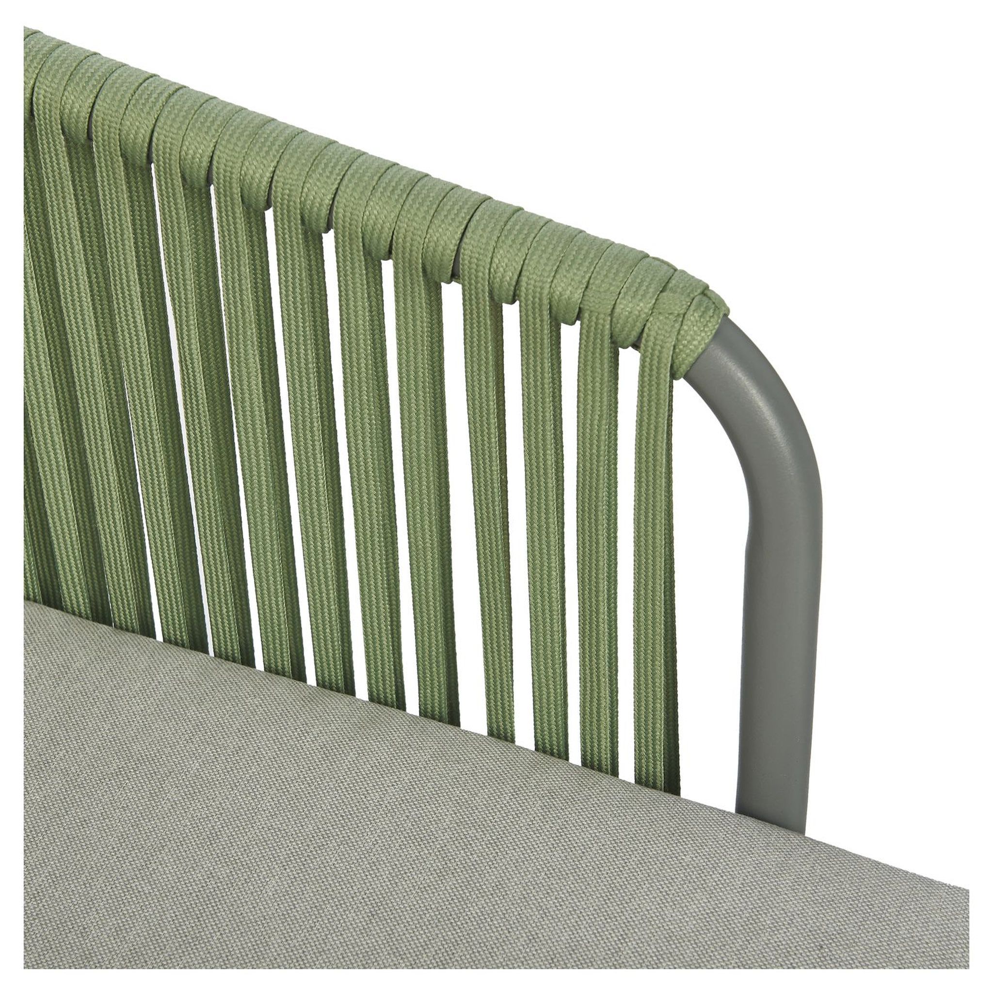 Voir la diapositive 3 : GARDENSTAR Salon bas de jardin - 4/5 places - Aluminium - Vert - TILLEUL