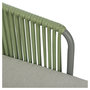 Voir la diapositive 3 : GARDENSTAR Salon bas de jardin - 4/5 places - Aluminium - Vert - TILLEUL