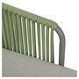 Voir la diapositive 3 : GARDENSTAR Salon bas de jardin - 4/5 places - Aluminium - Vert - TILLEUL