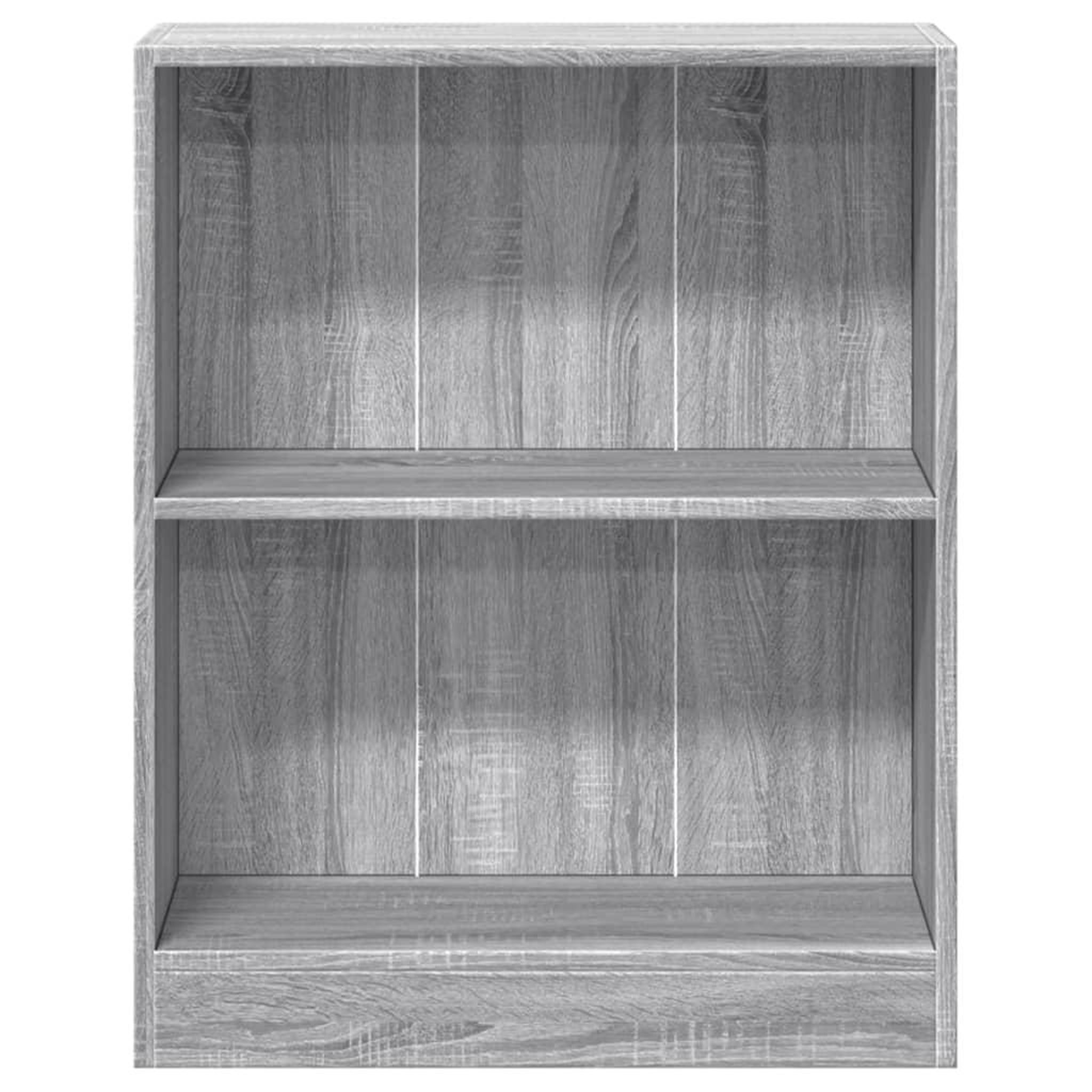 Voir la diapositive 5 : VIDAXL Bibliotheque Sonoma gris 60x24x76 cm Bois d'ingenierie