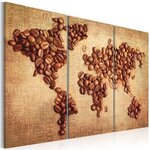 paris prix tableau imprimé 3 panneaux cafés du monde