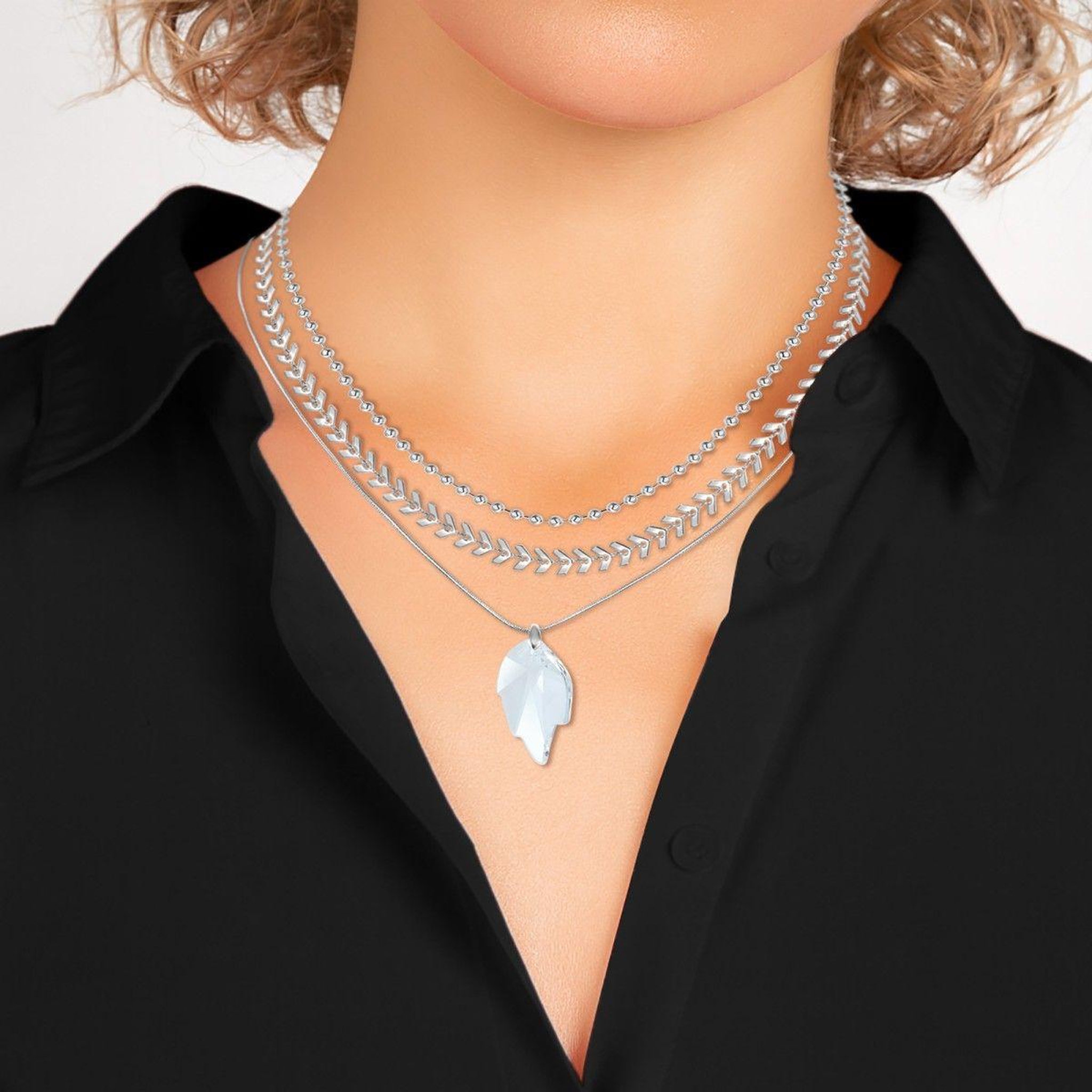 Voir la diapositive 2 : SC CRYSTAL Set de 3 colliers par SC Crystal®