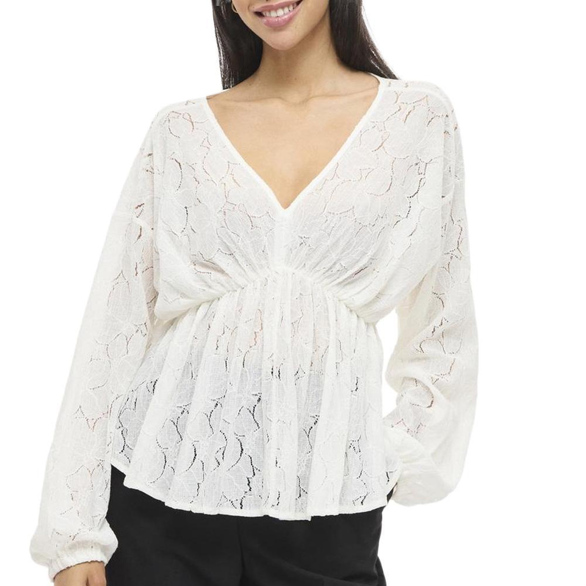 Voir la diapositive 1 : Vila Blouse Blanche Femme Vila Viseba