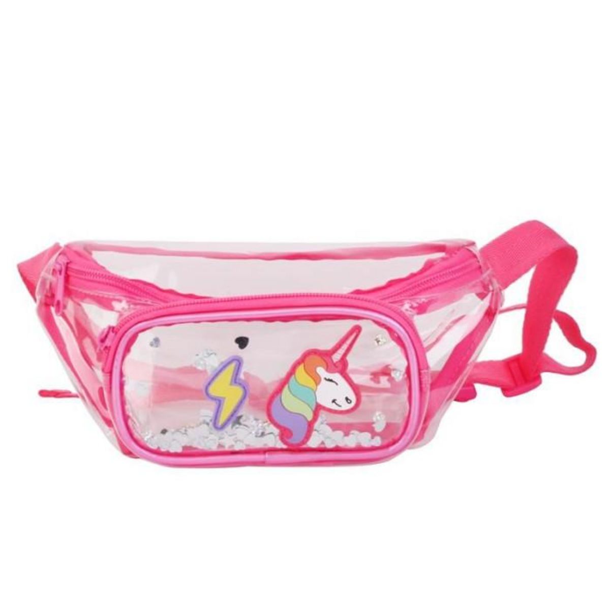 Paris Prix Sac Banane Enfant  Girly Sequins  30cm Rose