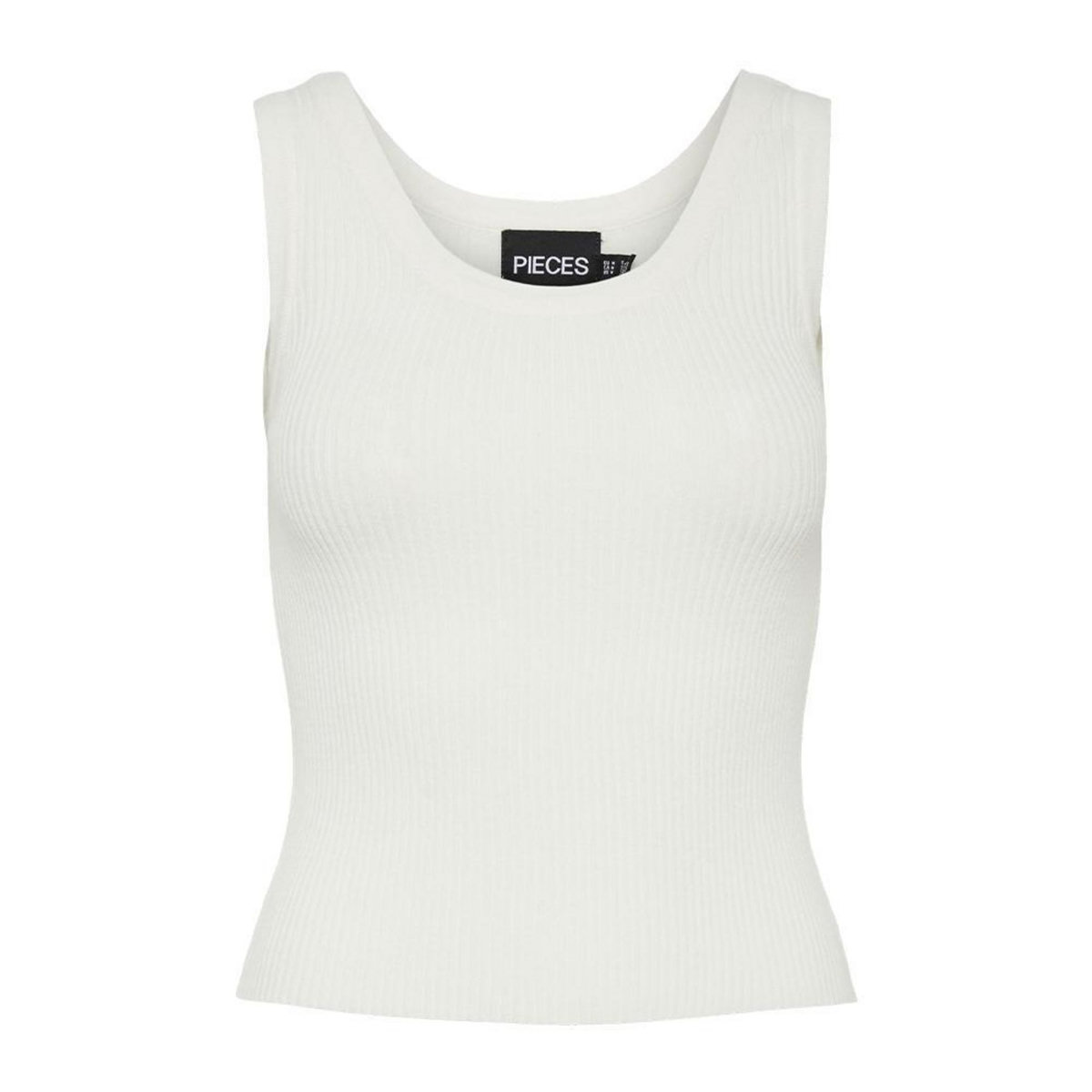 Pieces Débardeur Ecru Femme Pieces Prista