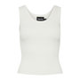 Voir la diapositive 1 : Pieces Débardeur Ecru Femme Pieces Prista