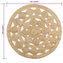 Voir la diapositive 6 : VIDAXL Tapis fait a la main Jute tressee 150 cm