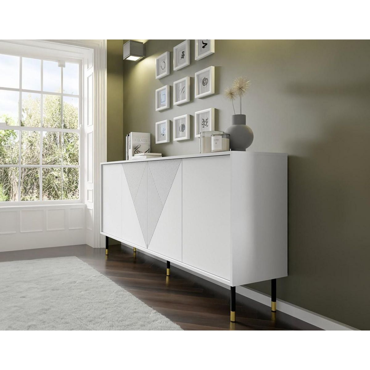 BEST MOBILIER Kirua - buffet bas - 180 cm