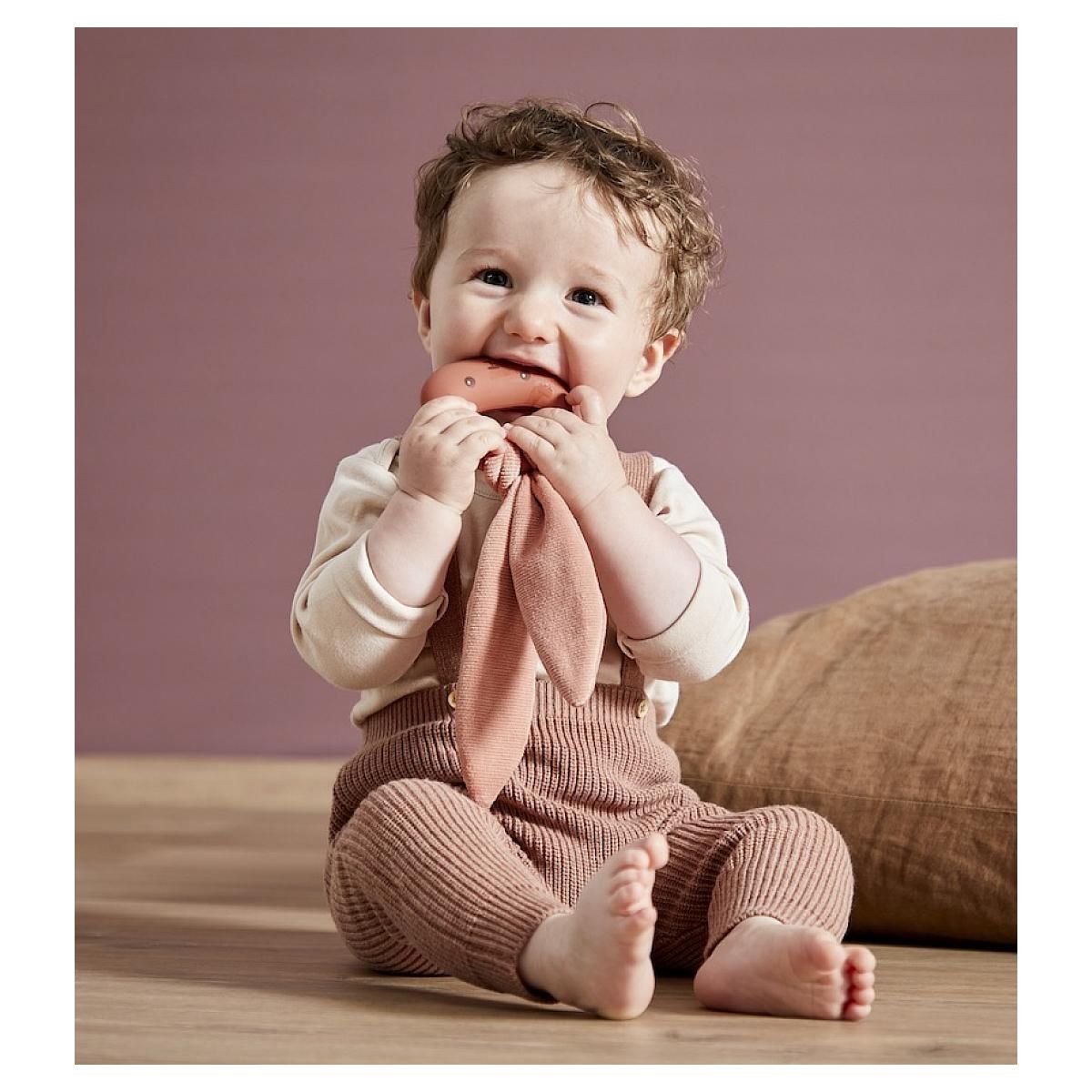 Kaloo Anneau de dentition lapinou terracotta