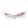 Voir la diapositive 2 : Hamac 2 personnes 250x150cm coton bordeaux RIO