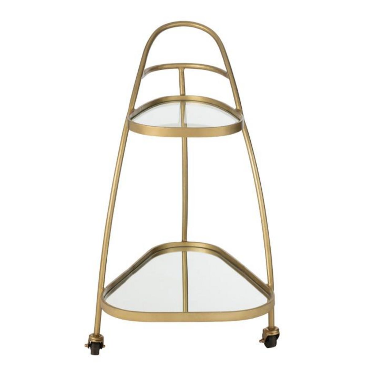 Paris Prix Desserte 2 Niveaux Design  Leanor  83cm Or