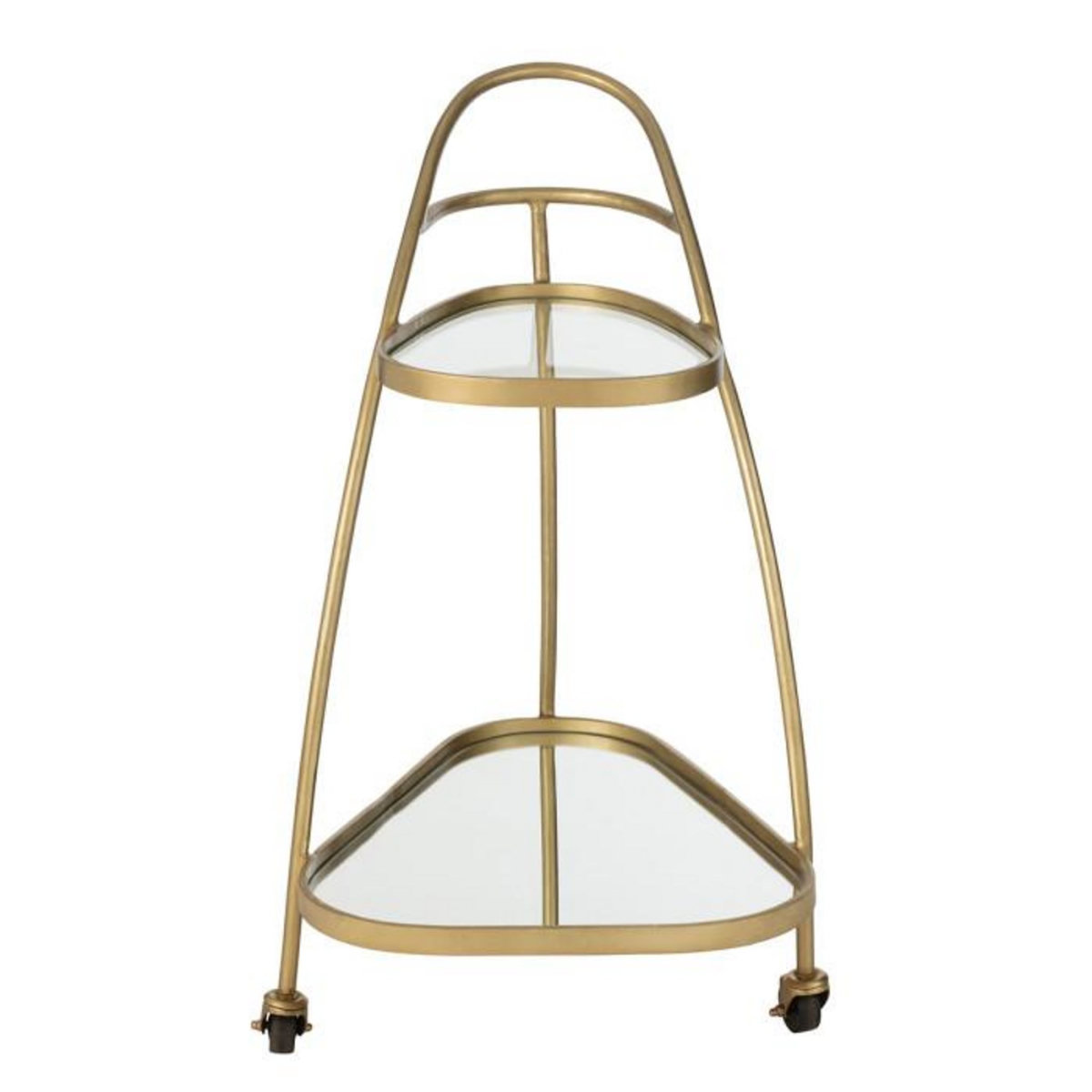 Paris Prix Desserte 2 Niveaux Design  Leanor  83cm Or