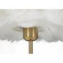 Voir la diapositive 3 : Paris Prix Lampe à Poser Imitation Plume  Ball  50cm Or & Blanc