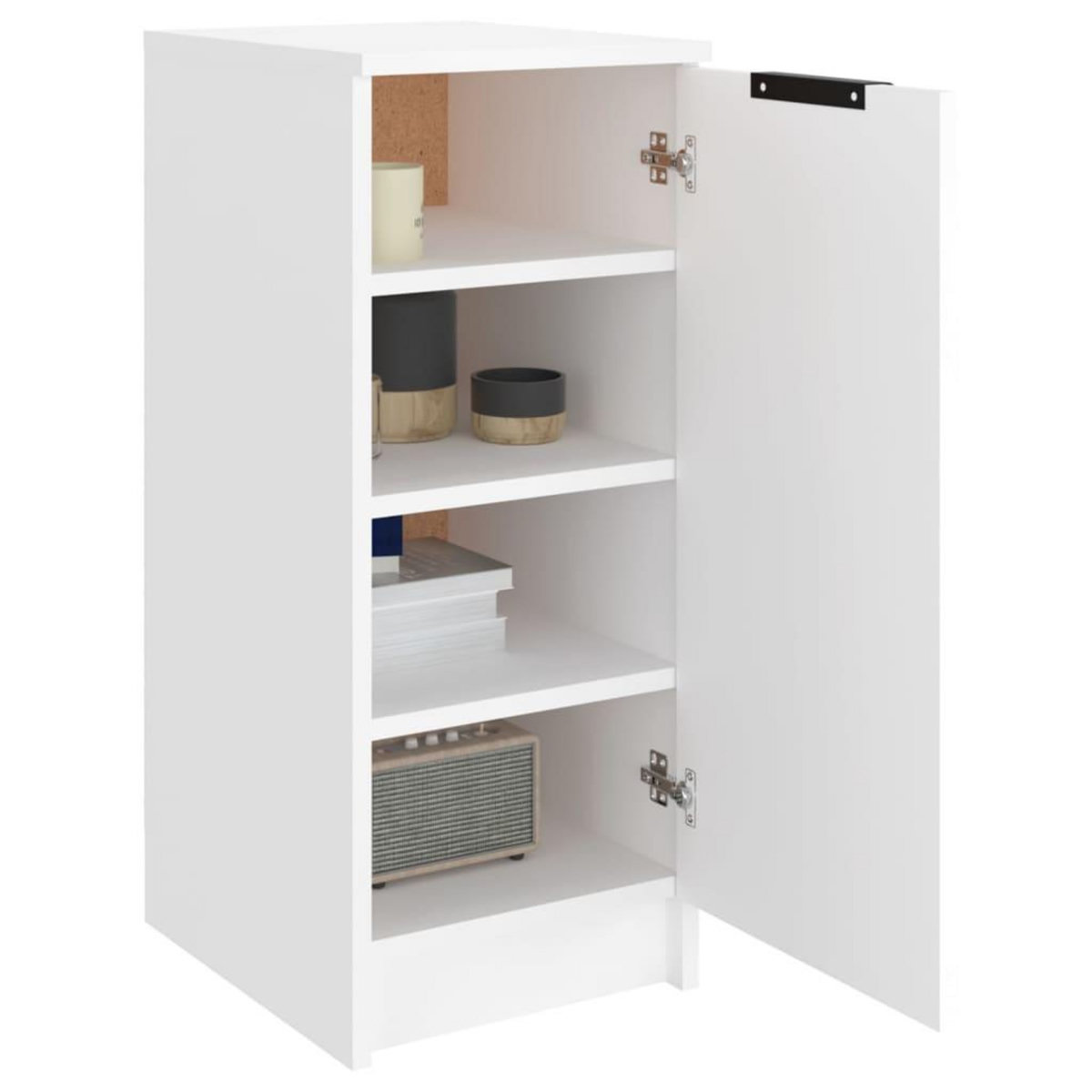 VIDAXL Armoire a chaussures Blanc 30x35x70 cm Bois d'ingenierie