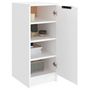 Voir la diapositive 4 : VIDAXL Armoire a chaussures Blanc 30x35x70 cm Bois d'ingenierie