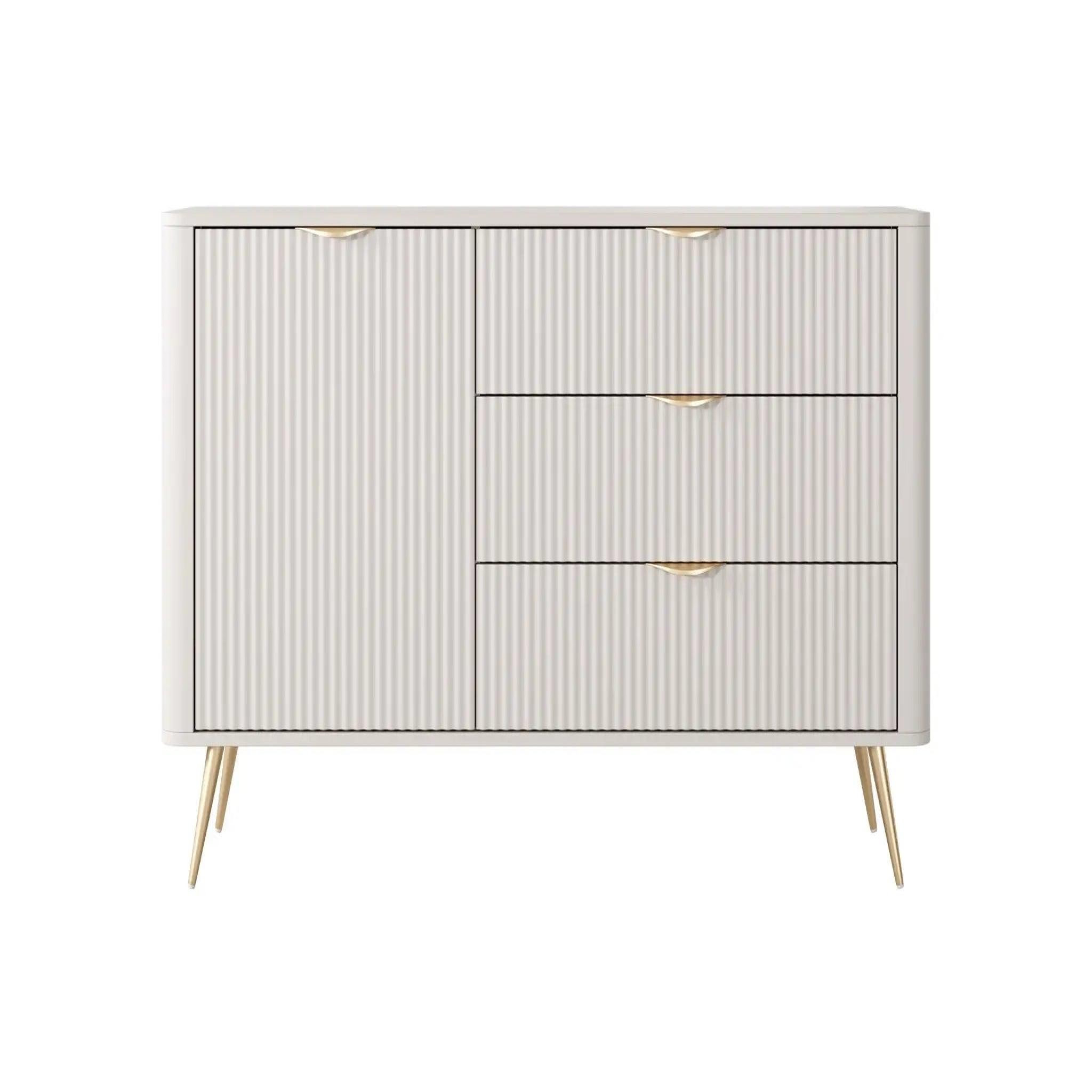 Voir la diapositive 1 : CASANOVA PARIS Joudy mini - mini buffet 138cmeffet rainuré