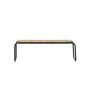 Voir la diapositive 2 : Paris Prix Banc de Jardin en Bois  Holmbeck  136cm Naturel
