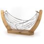 Voir la diapositive 2 : The Home Deco Factory Corbeille à fruits design bambou et inox Cook