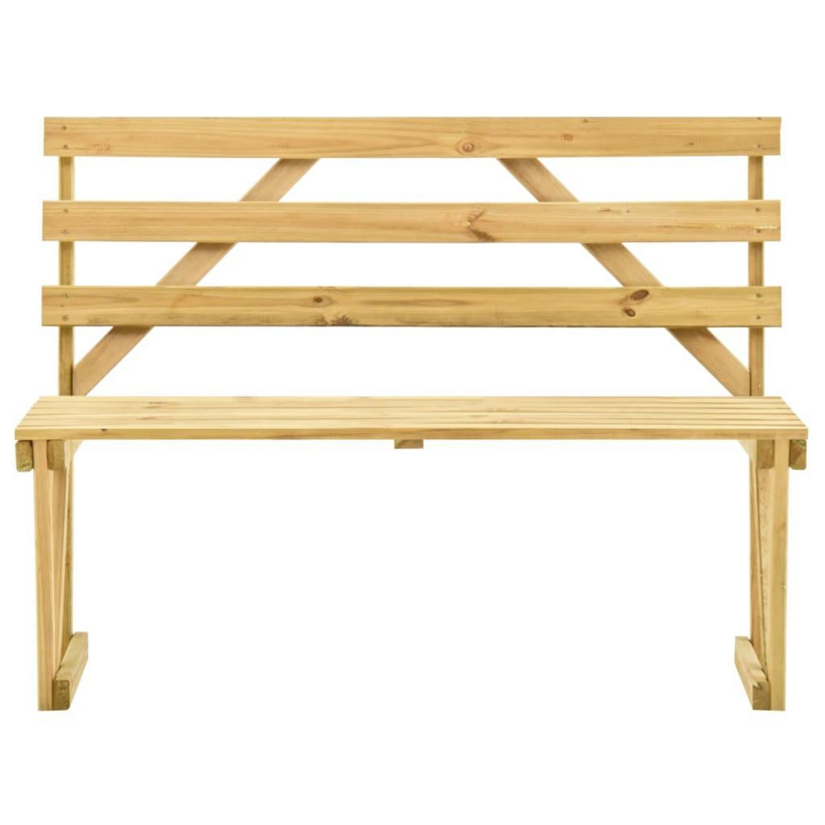 VIDAXL Banc de jardin 120 cm Bois de pin impregne