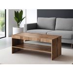 BEST MOBILIER Come - table basse - effet bois - 120 cm - style contemporain. Coloris disponibles : Marron
