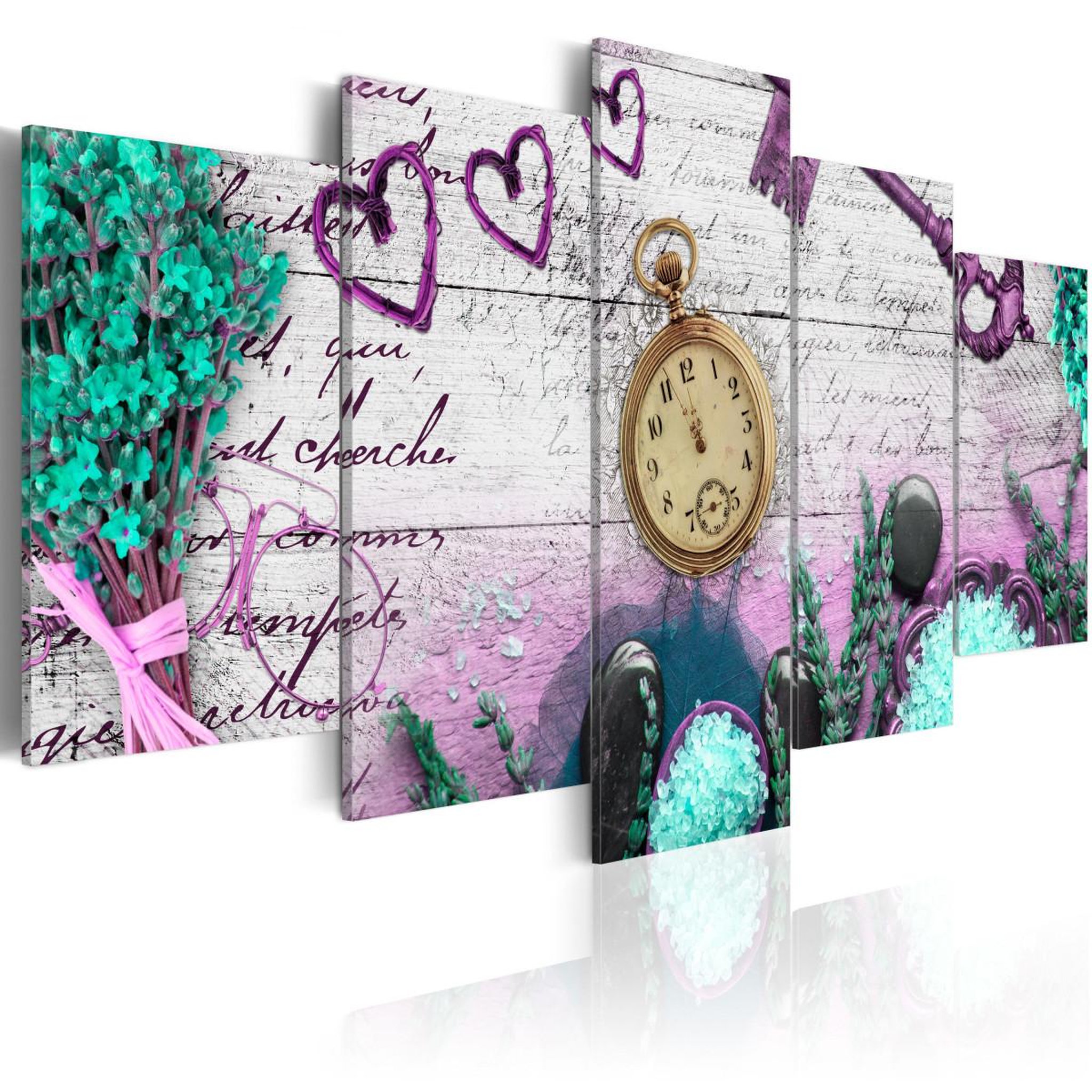 Voir la diapositive 1 : Paris Prix Tableau Imprimé  Amethyst Composition