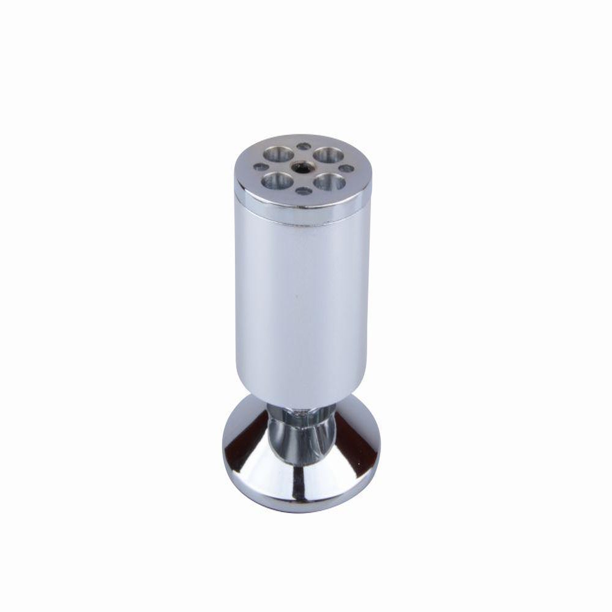 CENTRALE BRICO Pied de meuble fa003 80 mm réglable chrome mat/brillant
