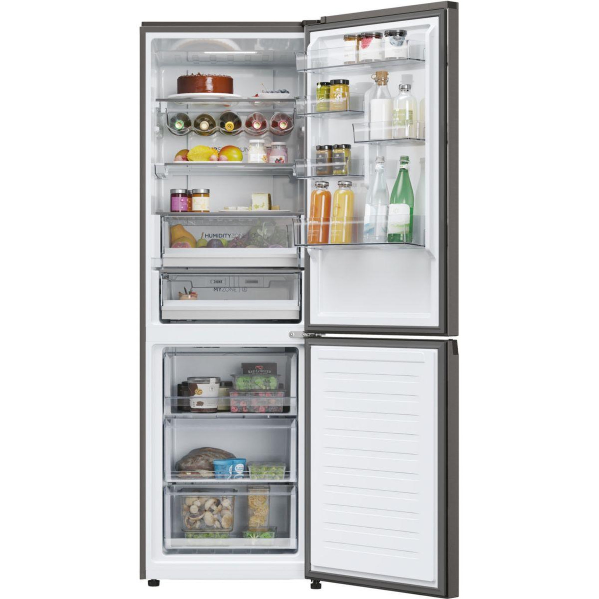 Voir la diapositive 3 : HAIER Réfrigérateur combiné HDPW5618CNPD