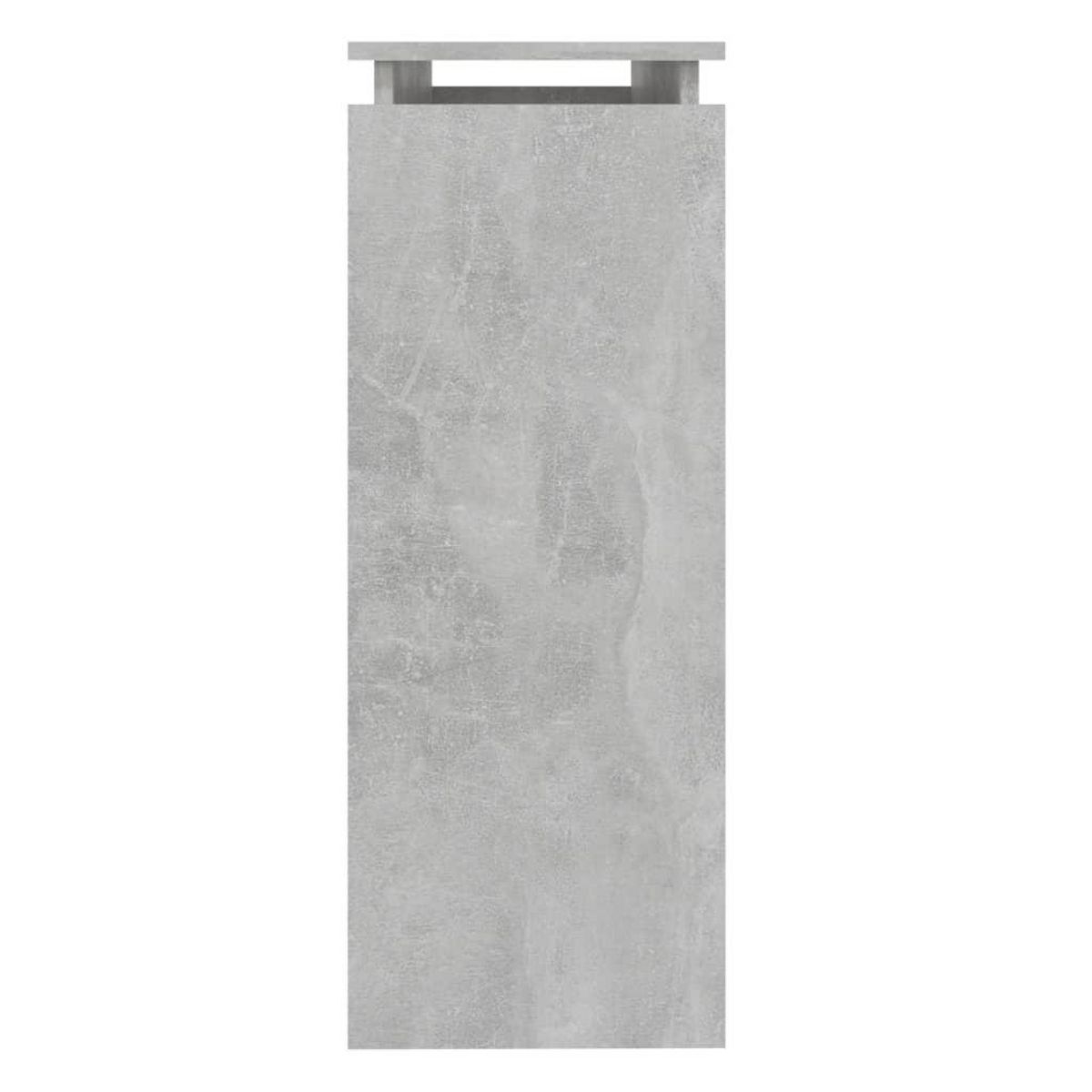 VIDAXL Table console gris beton 102x30x80 cm bois d'ingenierie