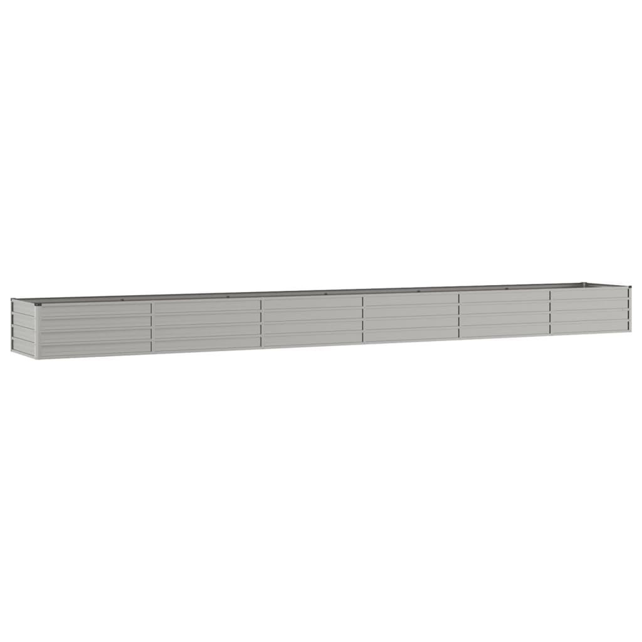 Voir la diapositive 3 : VIDAXL Lit sureleve de jardin rouille 600x80x45 cm acier corten