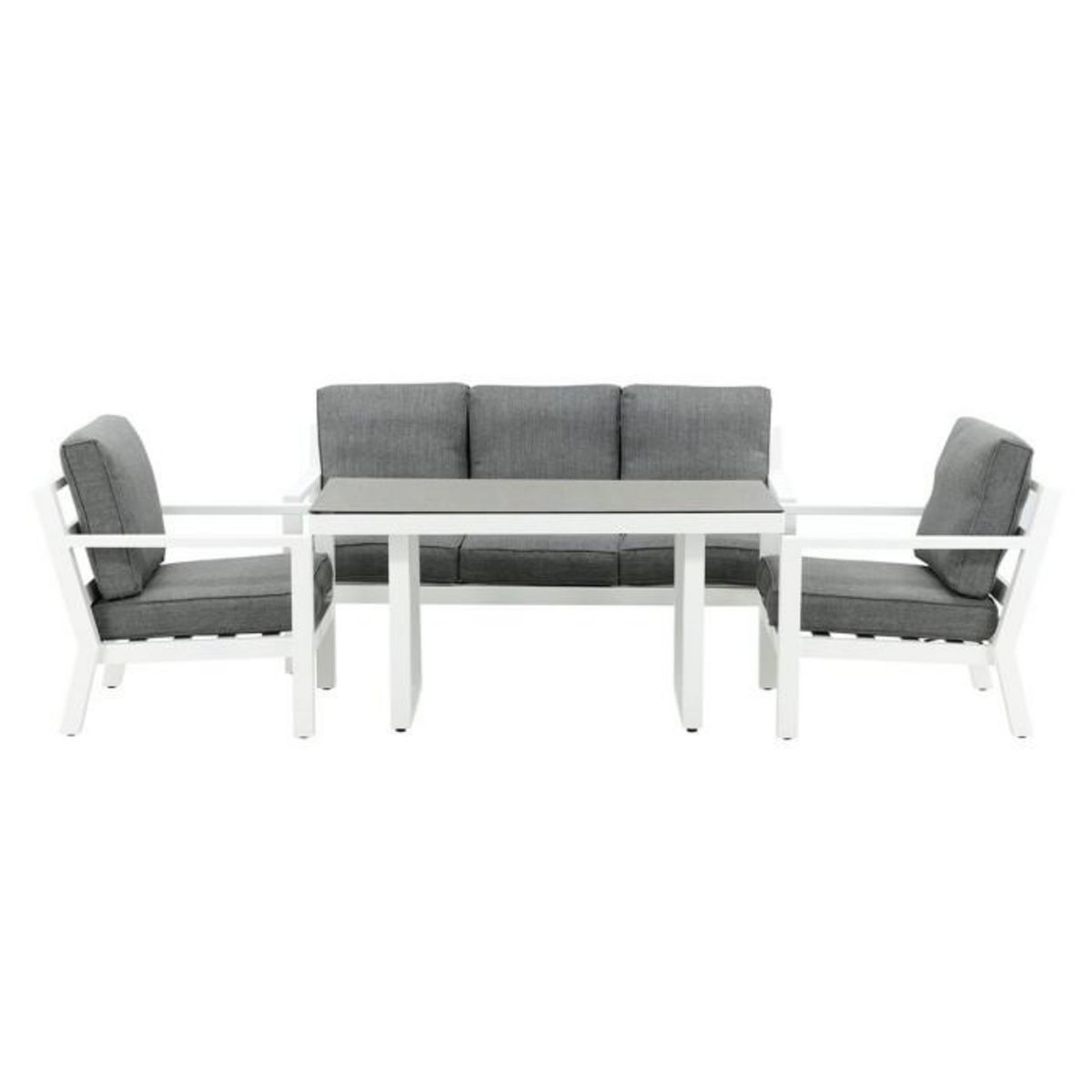 Paris Prix Salon de Jardin  Barcelona  171cm Blanc