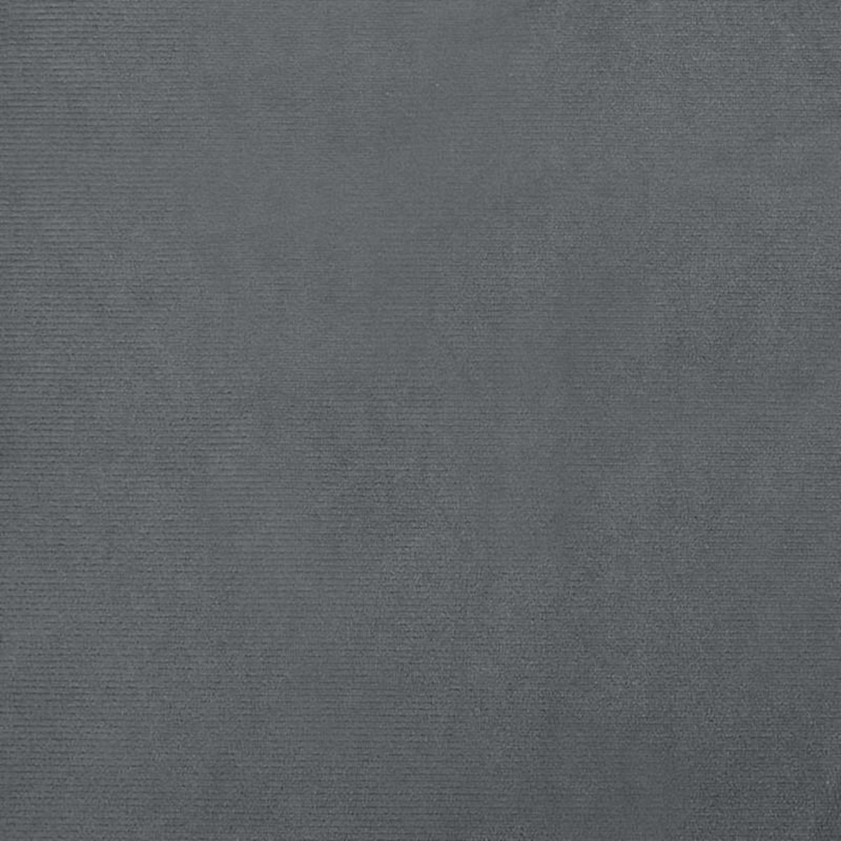 VIDAXL Lit pour chien gris foncé 80x45x30 cm velours