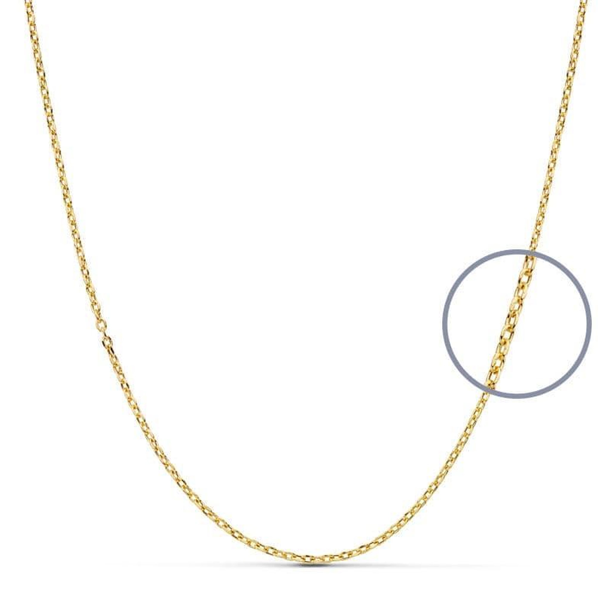 Voir la diapositive 4 : L'ATELIER D'AZUR Collier - Médaille Croix Or 18 Carats 750/000 Jaune - Chaine Dorée