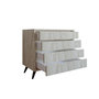 Voir la diapositive 4 : Habitat et Jardin Commode en bois  Suvera  - 70 x 40 x 86 cm - Travertin