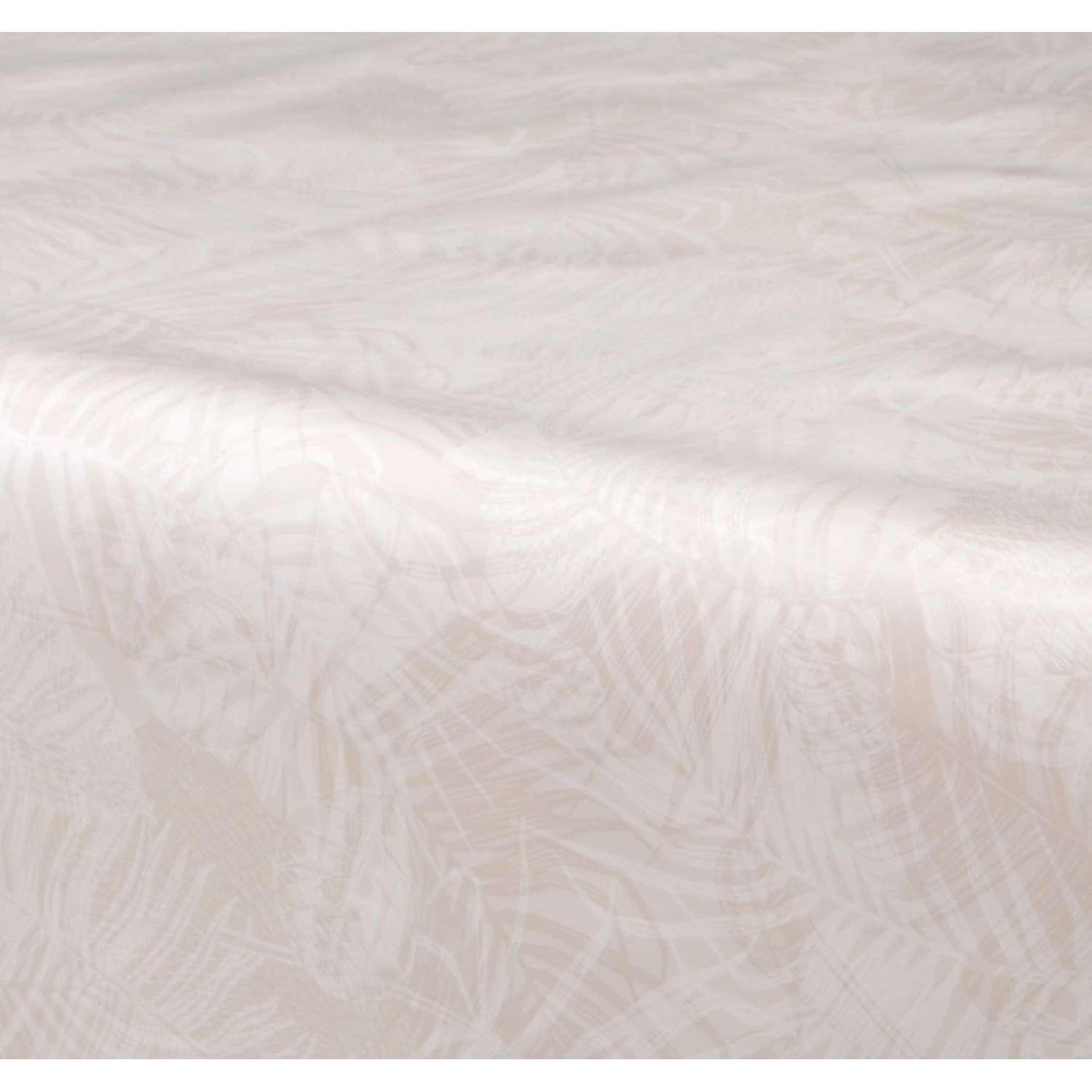 Voir la diapositive 3 : HABITABLE Nappe en toile cirée rectangulaire Vitali - 140 x 250 cm - Beige nacré
