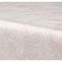Voir la diapositive 3 : HABITABLE Nappe en toile cirée rectangulaire Vitali - 140 x 250 cm - Beige nacré