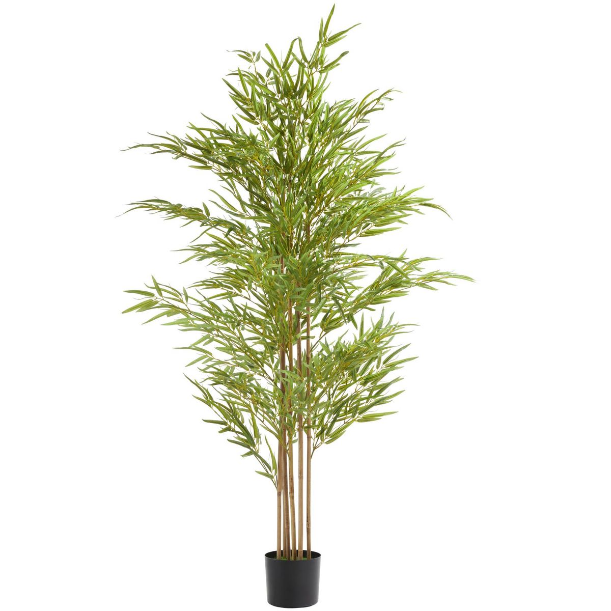 tectake Arbre en bambou artificiel design très réaliste vert