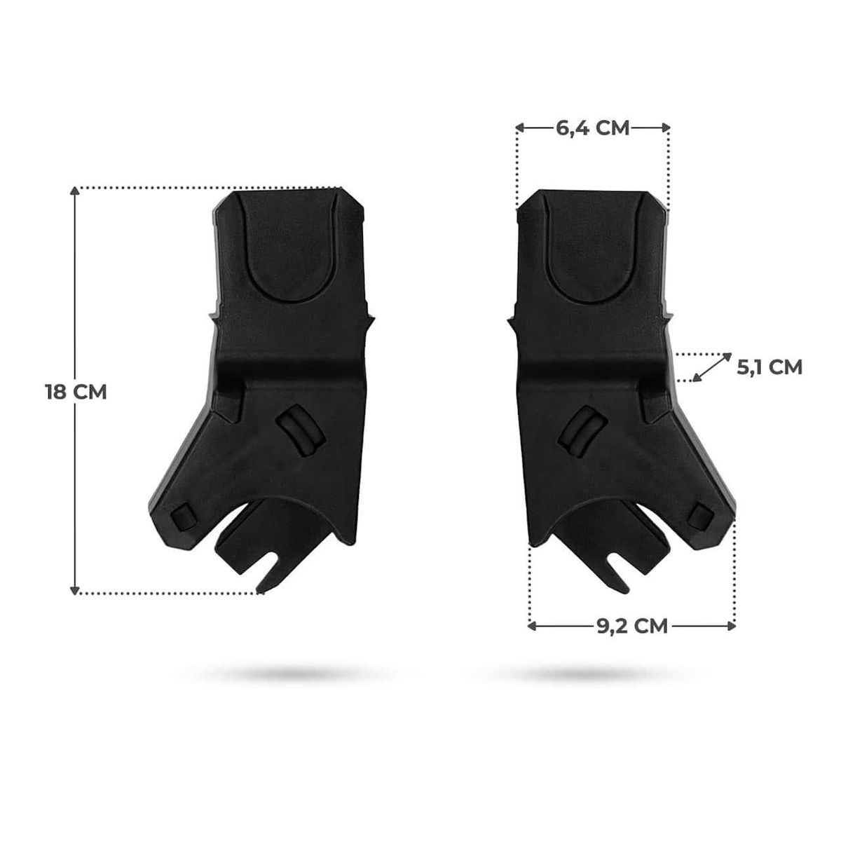 KINDERKRAFT Adaptateurs pour siège auto et poussette